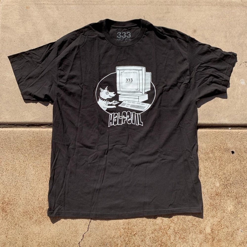 Half evil dog 3.33 tee
